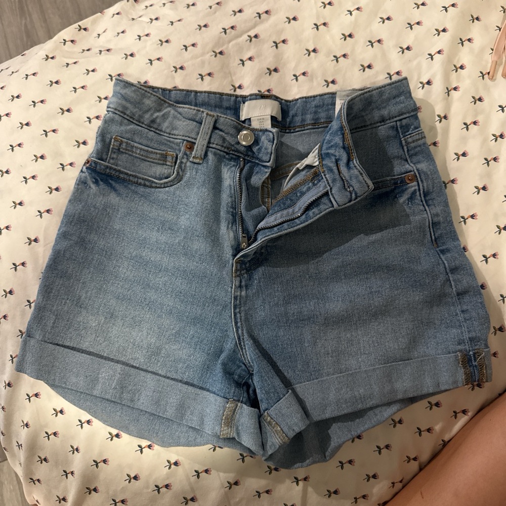 Denim Blue Women's Shorts H&M